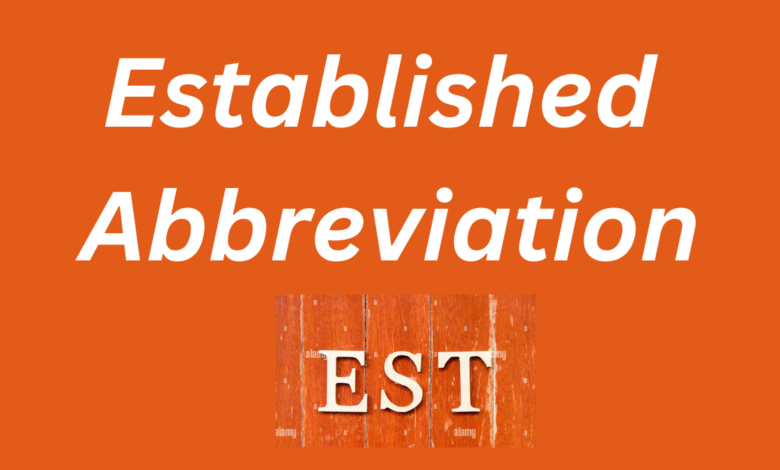 established abbreviation